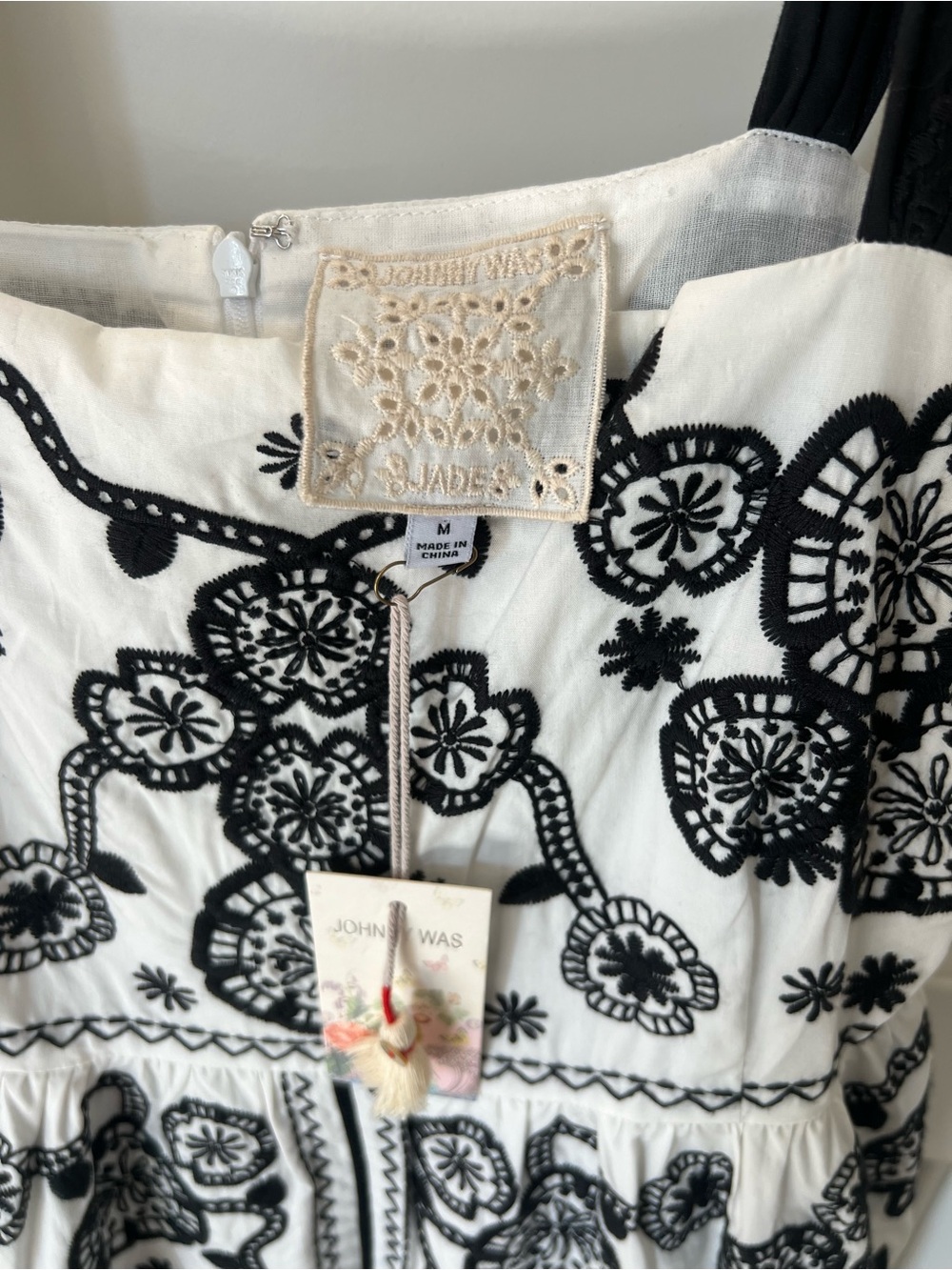 Johnny Was Mel Embroidered Midi Dress - Picture 9 of 12